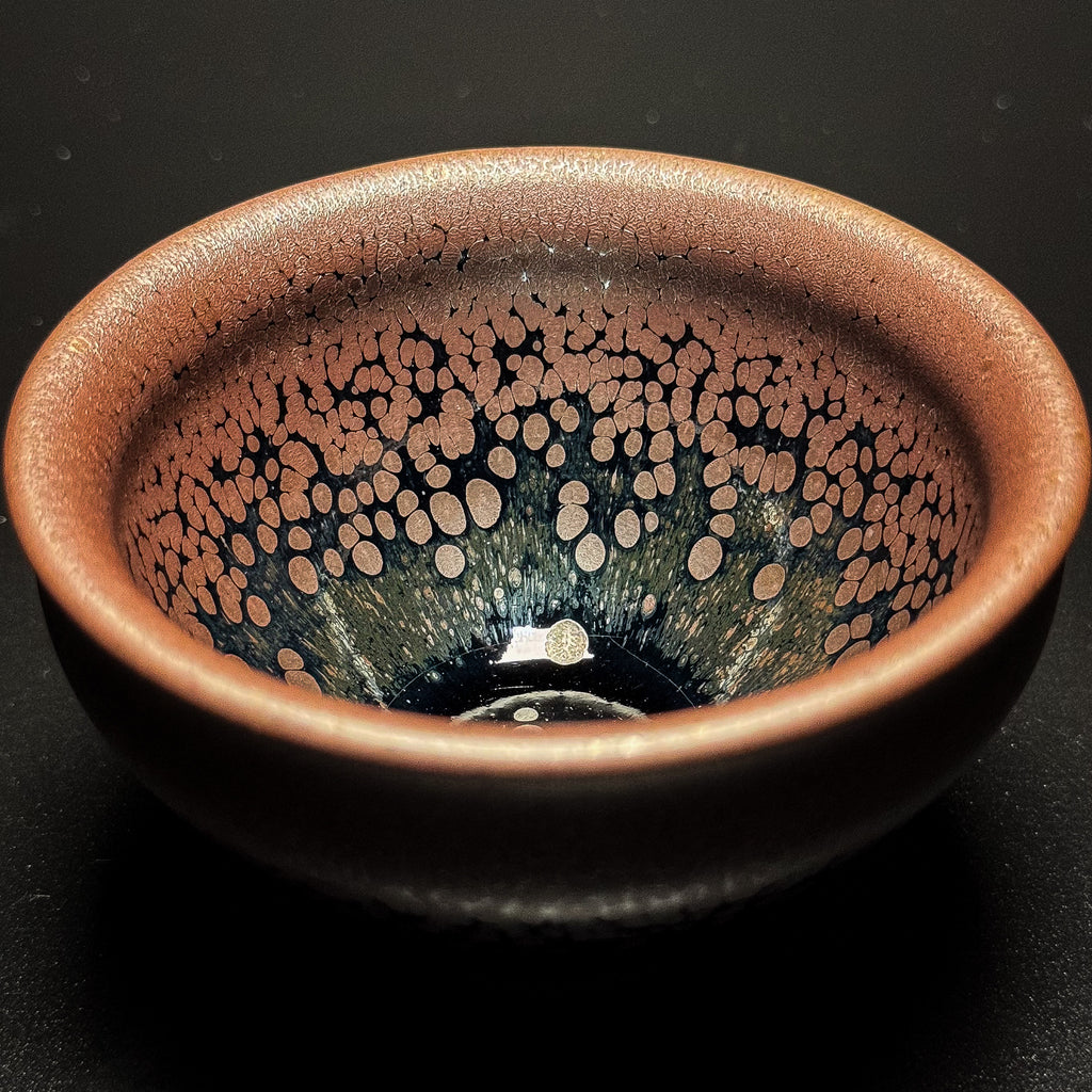 Vintage Wood Fired Jianzhan Teacup #20 80ml "Oil Drop"