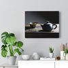 Teapot and Cup - Canvas Print