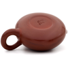 Polished Red/Brown Jianshui Zitao Teapot - Bian Xishi Style - 80ml