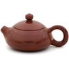 Polished Red/Brown Jianshui Zitao Teapot - Bian Xishi Style - 80ml