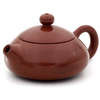 Polished Red/Brown Jianshui Zitao Teapot - Bian Xishi Style - 80ml