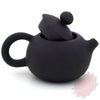 Satin Black Jianshui Zitao Teapot - Xishi Style - 80ml