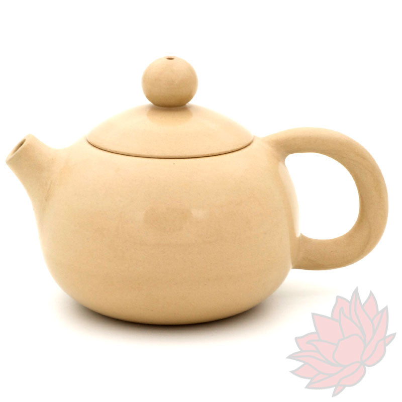 Polished White Jianshui Zitao Teapot - Xishi Style - 70 / 120ml