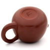 Polished Red/Brown Jianshui Zitao Teapot - Dragon's Egg / Long Dan Style - 110ml