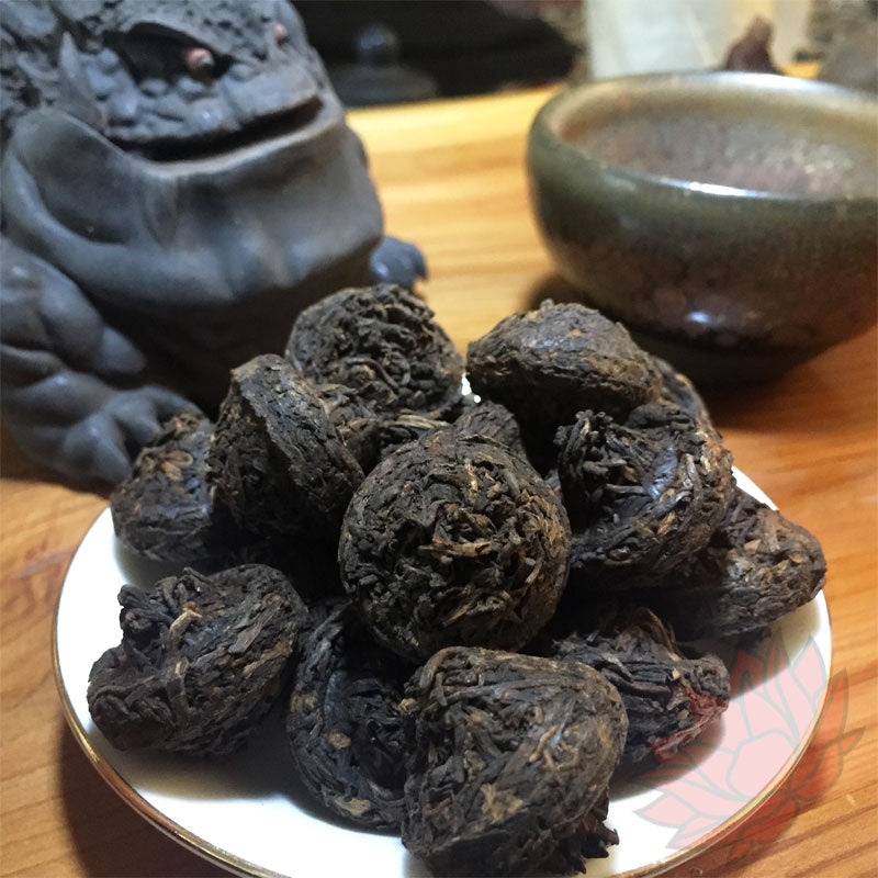 2017 Nannuo Mini Mushroom Shou / Ripe Puerh from Crimson Lotus Tea