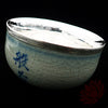 Handmade Silver Cup 60ml - Crazed Texture