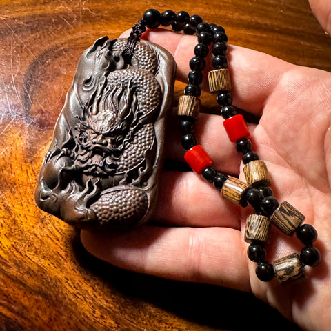 "Brown Dragon" Jianshui Clay Bracelet / Fidget / Teapet