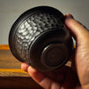 Jianshui Black Clay Carved Textured Gaiwan - 130ml