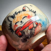 "Cozy Fox" Hand Painted Huaning Tea Cup - 60ml