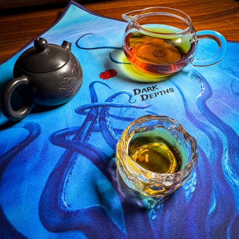 "Dark Depths" Tea Towel