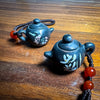"Tiny Teapot" Jianshui Clay Keychain / Teapet #2