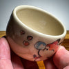 "Bubble Blowing Fox" Hand Painted Huaning Tea Cup - 60ml