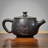 Jianshui Black Lotus Teapot - Tall Shi Piao Style