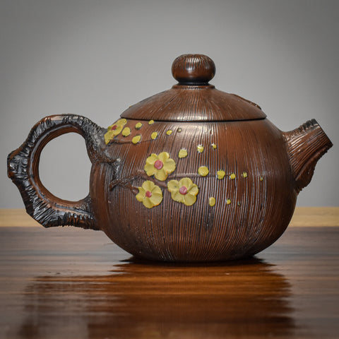 Jianshui Cherry Blossom Teapot - Yellow Xishi Style - 80ml