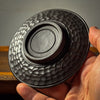 Jianshui Black Clay Carved Textured Gaiwan - 130ml