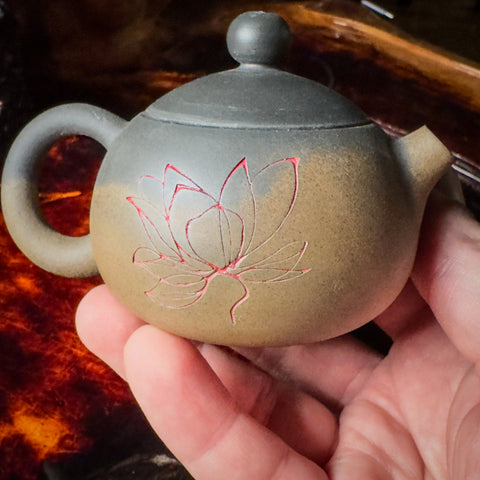 Jianshui Wood Fired Xishi Lotus Teapot 100ml :: Seattle Inventory 10