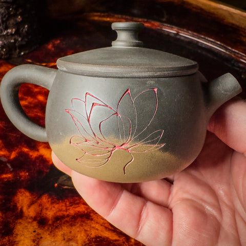 Jianshui Wood Fired Xishi Lotus Teapot 110ml :: Seattle Inventory 11