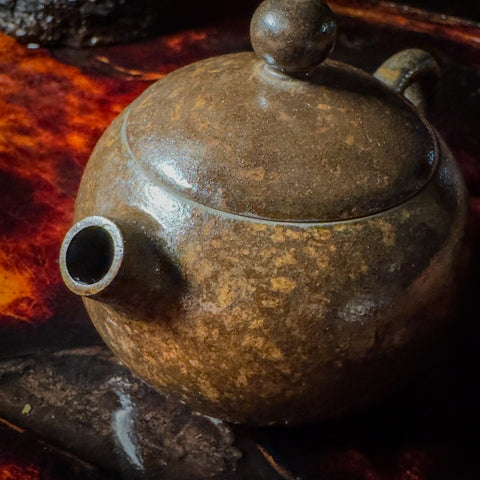 7 Day Wood Fired Jianshui Xishi Lotus Teapot 110ml :: Seattle Inventory 16