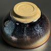 Vintage Wood Fired Jianzhan Teacup #03 80ml "Rich Blue Glaze"