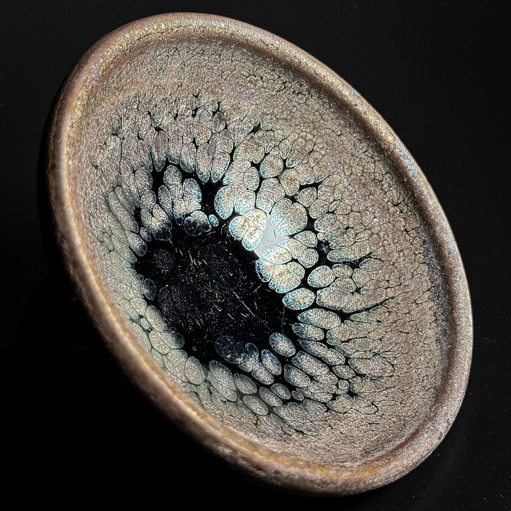 Vintage Wood Fired Jianzhan Teacup 17 45ml "Wood Fired Texture