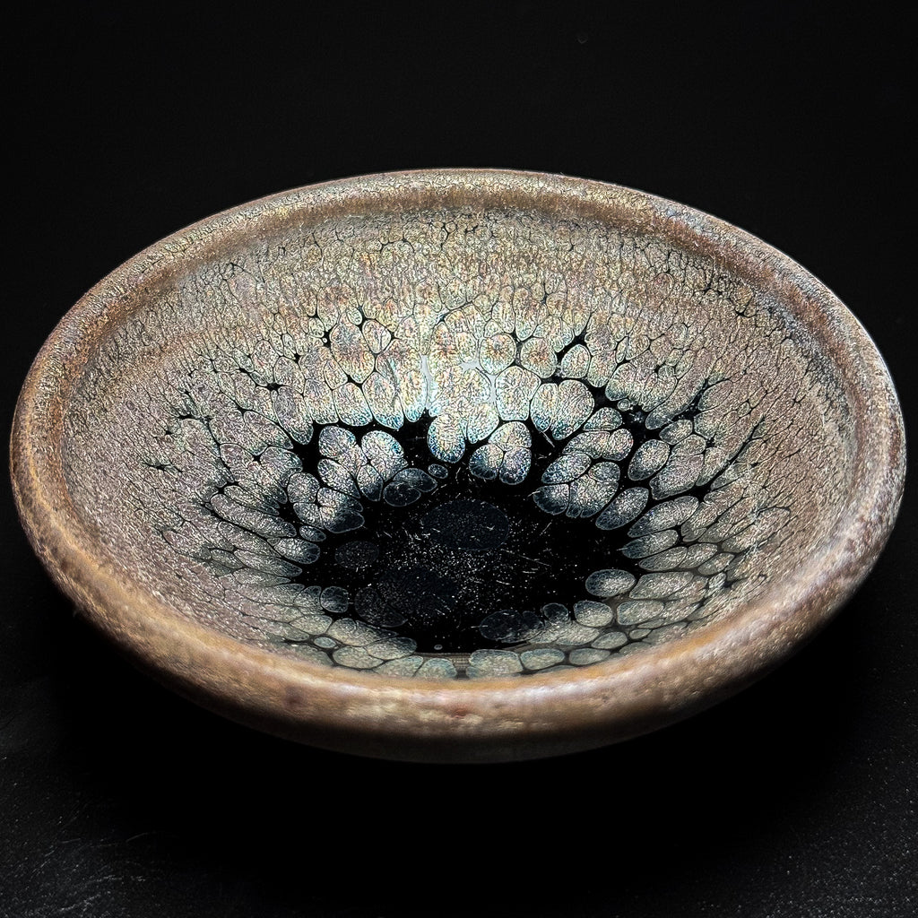 Vintage Wood Fired Jianzhan Teacup 17 45ml "Wood Fired Texture