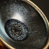 Vintage Wood Fired Jianzhan Teacup #23 40ml "Super Deep Blue"