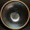 Vintage Wood Fired Jianzhan Teacup #23 40ml "Super Deep Blue"