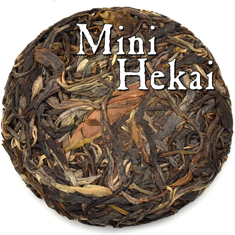 Mini Hekai Cake (50g) Sheng / Raw Puerh Tea :: Seattle Inventory