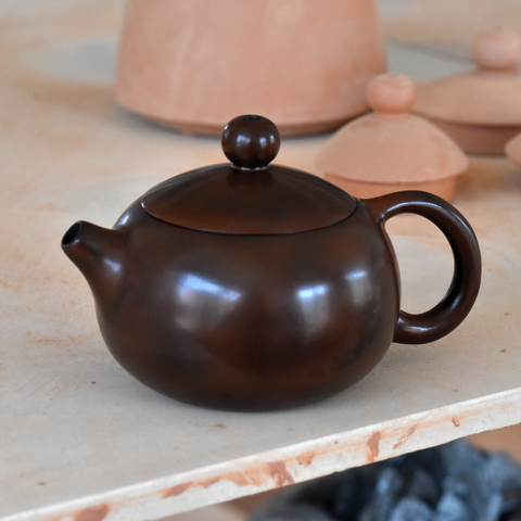 Brown Jianshui Zitao Teapot - Xishi Style ~100ml