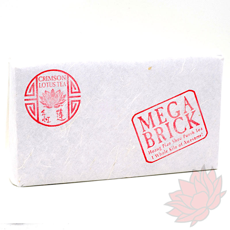 2014 Huang Pian MEGA Brick Shou / Ripe Puerh from Crimson Lotus Tea