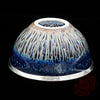 Handmade Silver Cup 50ml - Blue Waterfall Glazed