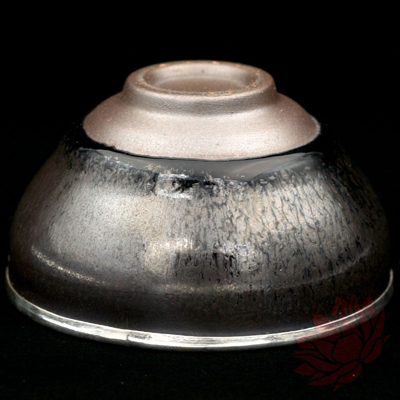 Handmade Silver Cup 70ml - Dark Thick Texture